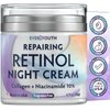 EVERYOUTH Night Cream Face Moisturizer with Retinol, Collagen, Niacinamide 10%, Anti Wrinkle Face Cream, Made in USA, Retinol Cream for Face, Anti Aging Face Cream, Face Moisturizer for Women, 1.7oz