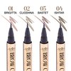 SELESTIA BEAUTY Eyebrow Pen Brow Goddess - High-Pigmented & Waterproof Brow Pen - Easy to Use Brow Definer - Lightweight Texture - 0.02 oz (Ishtar)