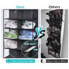 MISSLO Over the Door Shoe Rack for Door fit 14 Pairs Dustproof Over the Door Shoe Organizer Hanging for Closet Storage