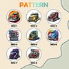 MT WORLD Toy Truck Personalized Semi Truck Toy with Name 1/87 Scale Diecast Model Tonka Container Car Carrier for Boys Teens Birthday