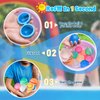 SOPPYCID Reusable Water Balloons Magnetic: Water Balloons for Kids Adult - Summer Outdoor Pool Beach Toys - 12 Pack Soft Water Bombs - Quick Fill Self Sealing Water Balls