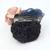 Women Hair Bun Cover Net Snood Hairnet Bowknot Decor Barrette Hair Clip Bow Ribbon Flower Hair Accessories For Stewardess Banks Hotels Restaurant Staff (Pink)