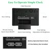 KWANWA Alarm Clock, 8" Large Screen Display, Digital Clock, Battery Operated, Auto Dimmer Mode,Wall Clock&Desk Clock for Bedroom, Office, Living Room, Elderly