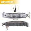 uxcell Car LED No.A2308200821 Right Side Rear View Mirror Turn Signal Amber Light Indicator for Mercedes-Benz CLK320 CLK350 CLK500 CLK550 CLK55 CLK63 SL500