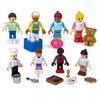 Playkidiz 8 Toy Figures & Playsets, 2 Inch Play Peoples Set, Early Development Family Figurines for Kids, Pretend Play Toys for Children 3+ (23Pcs)
