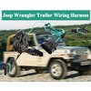 Oyviny Custom 4 Pin Trailer Wiring Harness for 1991-1997 Jeep Wrangler/1997 Jeep TJ/1991-1995 Jeep YJ