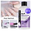 LOUINSTIC PolyGel Slip Solution 4 oz Anti-stick Polygel Nail Solutions Gel Nail Slip Liquid for Poly Nail Extension Gel