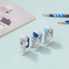 KUNFOWL 12 Pack Mini Astronaut Erasers for Kids, 3D Puzzle Erasers for Boys and Girls, Fun Erasers for School Supplies Prize Gifts Party Favors (Astronaut)