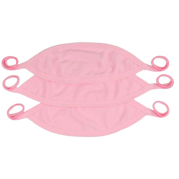ToBeInStyle Babies' 3 Pack Comfortable Newborn Baby Belly Binder - Pink - One Size