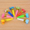 24 Pieces Party Blower Noisemakers Blowouts Whistles Party Squawkers Fringed Noise Maker Blowouts Noisemakers Funny Party Blowouts Blowers Musical Blowouts Party Horns Noisemakers, Random Color