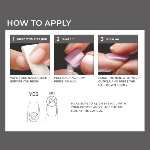 KISS imPRESS No Glue Mani Press-On Nails, Premium, Visions', Green, Medium Size, Almond Shape, Includes 30 Nails, Prep Pad, Instructions Sheet, 1 Manicure Stick, 1 Mini File
