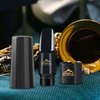 EASTROCK Alto Saxophone Mouthpiece Kit includes Leather Ligature, Plastic Cap, Professional Alto Sax Mouthpiece, Musical Instruments Accessory for Beginner and Intermediate
