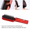 NSXAYIWE Electric Hair Brush Electric Hair Straightener Curling Comb USB Rechargeable Electric Hair Brush Hair Styling Tool for All Hair Types
