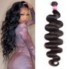ADOIFAIR Body Wave Bundles 12A Grade Unprocessed Human Hair Bundles 26 Inch Long Body Wave Bundles Human Hair Extensions One Bundles Natural Color