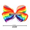 Rainbow Hair Clip Pin Bow Girls Ribbon Hair-bow Hairclips Hair Accessories JHP01 (-Bow)
