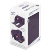 Ultimate Guard Flip 'n' Tray 160+, Deck Case for 160 Double-Sleeved TCG Cards +Dice Tray, Purple, Independent Magnetic Closure & Microfiber Lining