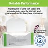 ForPro Premium Pure & Simple XL Facial Pads, Triple Layered Ultra Soft Disposable Makeup Remover Pads, 100% Vegan & Cruelty-Free, 60-Count