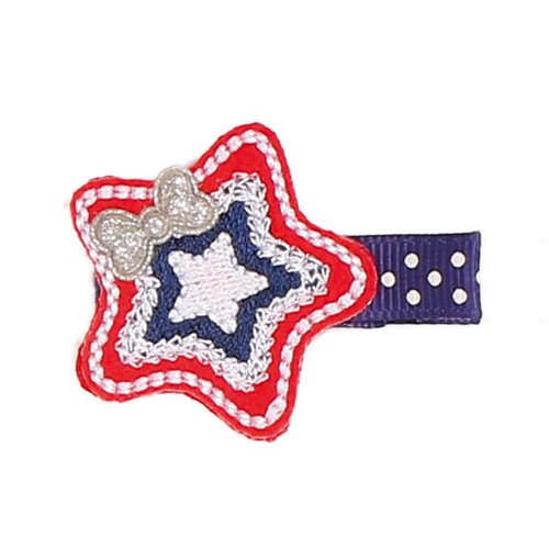 American Flag Hair Clips Independence Day Hair Pins Stars and Stripes Hair Barrette 4th of July Hair ClipsPatriotic Hair Accessories.(DL8) (Star heart butterfly)