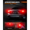 SEALIGHT [2023 New Upgrade 7440 7443 LED Bulb, T20 W21W 7441 7444 LED Brake Lights, Super Bright Red Bulb with Projector Lenses Replacement for Brake Light Tail Stop Light Parking Light, Pack of 2