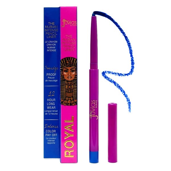 Juvia's Place Nubian Pencil Liner - Mechanical Pencil Liner, Long-lasting Pencil Liner Makeup, Blendable Makeup Pencil, Non-sticky Light & Non-sticky Liner Pencil, Compact Liner Makeup (Royal)