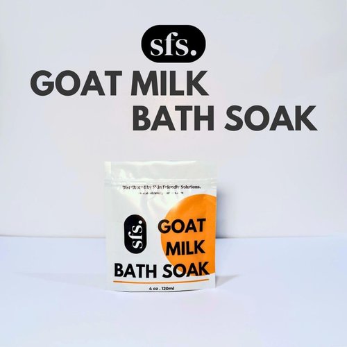 Skin Friendly Solutions Milk Bath with Goat Milk, Vitamins, Minerals and Lactic Acid for Soft Skin