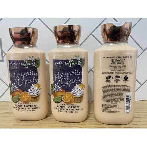 3 MARGARITA CUPCAKE BATH BODY LOTION 8 FL OZ