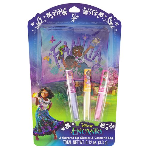 Centric Brands Encanto Diecut 3 Piece Lip Gloss Set with Bag
