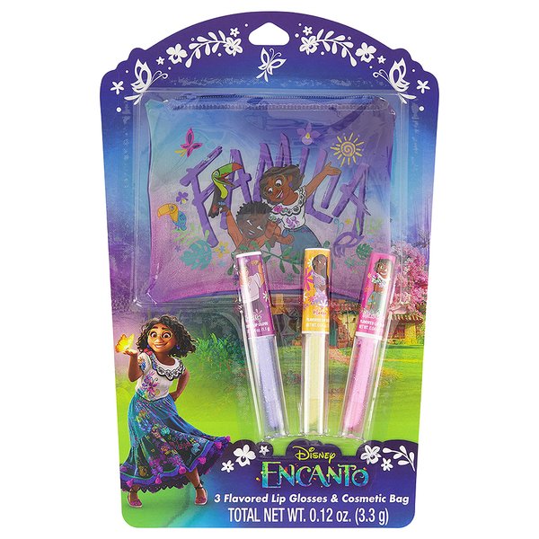 Centric Brands Encanto Diecut 3 Piece Lip Gloss Set with Bag
