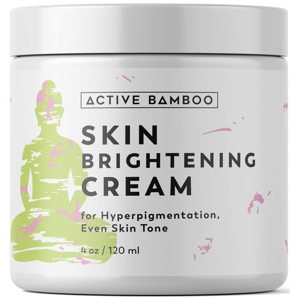 Active Bamboo Dark Spot Corrector Remover Face Body. Skin Radiance Cream - Dark Spot Corrector Age Spot Remover for Face - Day Night Moisturizing Cream 4 OZ