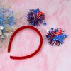 HOXIEYA Independence Day Headbands Satr Shape with Shiny Glitter Deisgn 4th of July Hair Band Patriotic Hair Band Holiday Party Gift Independence Day Hair Accessories Headwear for Cosplay-star