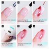 Gellen Blooming Gel - 18ml Clear Blooming Nail Polish Soak Off UV Gel for Spreading Marble Effect,Nail Art Gel Christmas DIY Salon Manicure Design Home