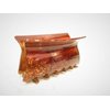 Painted marbled design acrylic hair claw clamp clips (Primary color: Red)