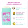 Petite 'n Pretty 2-Pack Natural Deodorant for Kids, Children, Tweens and Teens - Pediatrician & Dermatologist Approved - Made in the USA