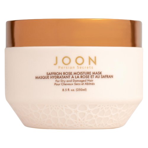 Joon Persian Secrets Saffron Rose Moisture Mask, 8.5 fl. oz., Hair Treatment for Dry and Damaged Hair, Sulfate and Paraben Free