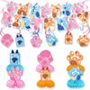 Blue Dog Birthday Party Supplies, Blue Dog Party Decorations - Banner -6 swirl-6 Honeycomb Centerpieces