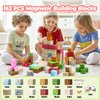 VigorFun Magnetic Blocks, 163 PCS Mine Courtyard Magnet World Building Set- STEM Montessori Sensory Toys for Toddlers Boys Girls Birthday Gifts, Construction Toys for 3 4 5 6 7 8+ Year Old Kids