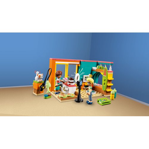 Lego Friends Leo's Room 41754, Baking Themed Bedroom Playset, Collectible Toy for Girls and Boys with Olly Mini-Doll, Accessories & Pet