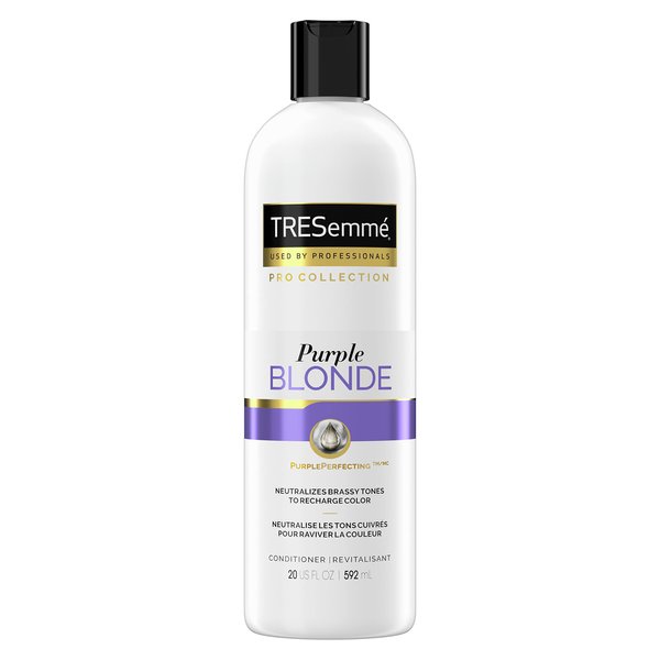 TRESemmé Pro Collection Purple Blonde Conditioner for Blonde and Silver Hair Hair Conditioner for Brilliant Color 20 oz