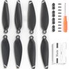 Bwine 4 Pcs Original Propeller for Bwine F7MINI RC Drone Quadcopter Blades - Black