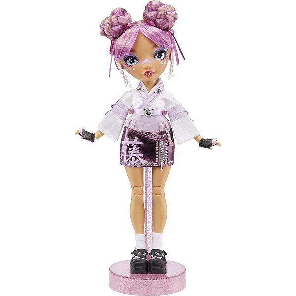 Rainbow High Lila Yamamoto- Mauve Purple Fashion Doll. 2 Designer Outfits to Mix & Match with Accessories, Great Gift for Kids 6-12 Years Old and Collectors