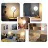 Dellemade Globe Table Lamp, TD00965 Mid-Century Golden Desk Lamp for Bedroom,Living Room,Kids Room,Office