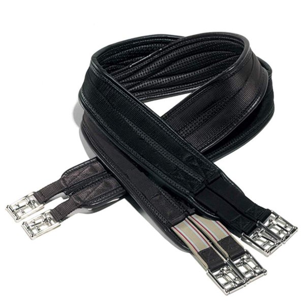 Ovsellerie Ovation Airform Chafeless Cushioned Textured Soft Horse Girth, Black, 54