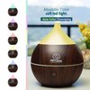 Pryzma Essentials All in One Bluetooth Speaker Aromatherapy Smart Essential Oil Diffuser, 7 LED Therapy Night Light, 200ml Cool Mist Ultrasonic Humidifier, Wood Grain and Waterless Auto Shut-off