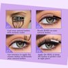WENDY Lash Extension Kit Lash Clusters Kit D Curl Cluster Lashes 40D+3D Effect Individual Lashes with Lash Bond and Seal Lash Applicator Lash Glue Remover Brush Eyelash Clusters(40/3DP-D Kit,12-16mm)