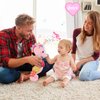 Fuzqq Baby Girl Toys 0-6 Months,Infant Musical Stuffed Animals Soft Toy with Bright Colors,Crinkle Sound Paper, Multi-Textures & Rattles,Baby Newborn Toys for 0 3 6 9 12 Months Boy/Girls(Pink)