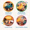 Battat – Yellow Dump Truck – Classic Toddler Trucks – Kids Construction Toys – Soft Rubber Wheels – 18 Months + – Dump Truck