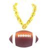 GZYSSL 9"Jumbo Sports Football Party Brown Beads Necklaces Football Sport Events Team Fan Chain Party Supplies