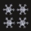Snowflake Balloons Foil Winter Balloons Pack of 4 Winter Wonderland Decorations Winter Christmas New Year Theme Birthday Party Decorations Winter Ski Skate Sports Decorations
