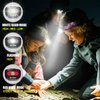 BLITZU, Hands-Free Headlamp, Long Range, Non-Slip Grip, High Power, Impact Resistant, Adjustable Light Modes, Battery Powered, Pink