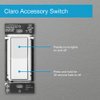 Lutron Claro Smart Accessory Switch, only for use with Diva Smart Dimmer Switch/Claro Smart Switch | DVRF-AS-LA | Light Almond